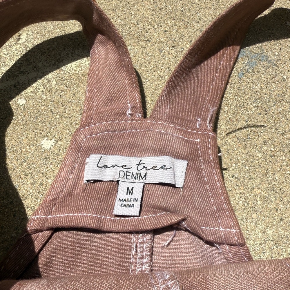 🍫✨ Dyed Mini Overall Dress - Picture 4 of 6